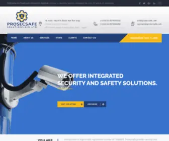 Prosecsafe.com(Prosecsafe Solutions Nigeria Limited) Screenshot