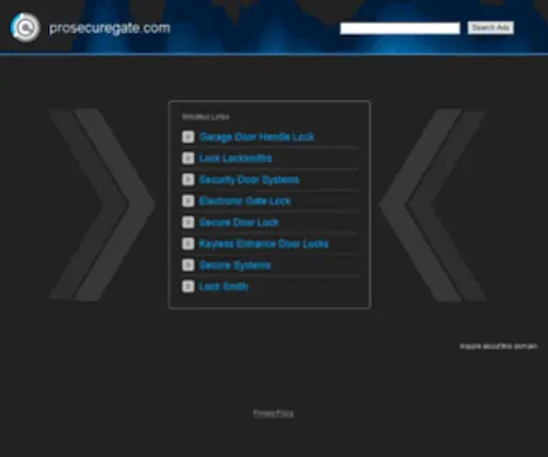 Prosecuregate.com(Store Home) Screenshot