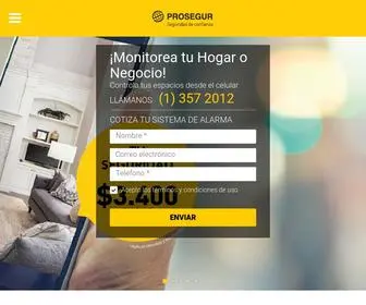 Prosegur.com.co(Expertos en Seguridad) Screenshot