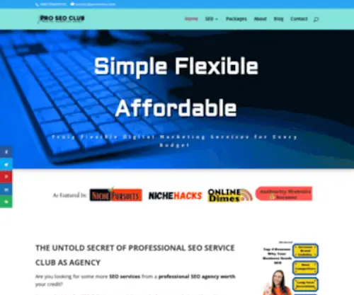 Proseoclub.com(Pro SEO Club) Screenshot