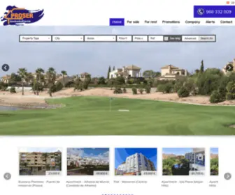 Proser2000.com(Inmobiliaria Proser) Screenshot