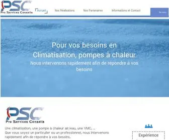 Proservicesconseils.fr(Pro Services Conseils) Screenshot