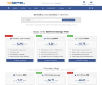 Proserwer.pl(Hosting i domeny) Screenshot