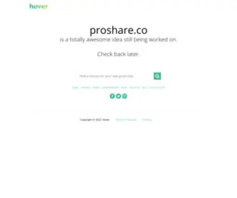 Proshare.co(proshare) Screenshot