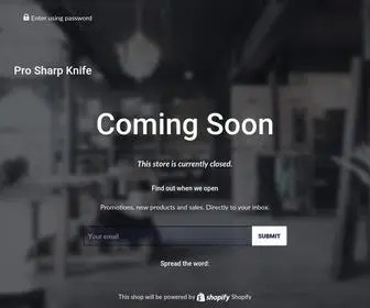 Prosharpknife.com(Pro Sharp Knife) Screenshot