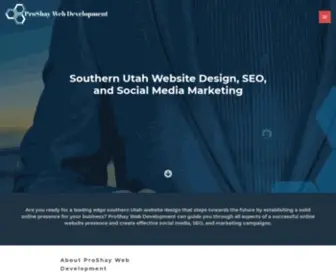 Proshay.com(Southern Utah Website Design) Screenshot