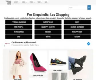 Proshopaholic.com(Pro Shopaholic) Screenshot