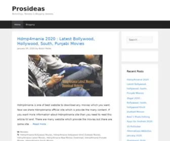 Prosideas.com(Technology, Reviews & Blogging Updates) Screenshot