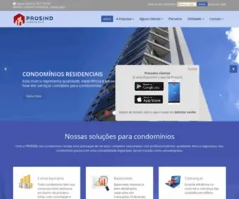 Prosind.com.br(Administração de condomínio) Screenshot