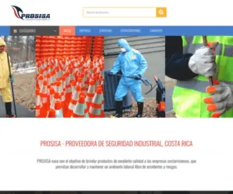 Prosisa.co.cr(PROSISA Proveedora de Seguridad Industrial) Screenshot