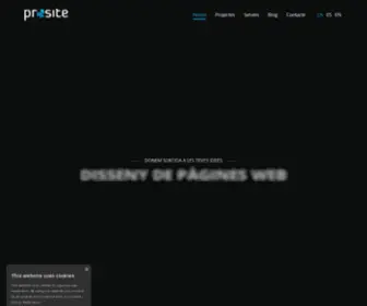 Prosite.dev(Solucions Web) Screenshot