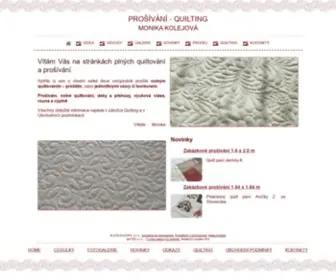Prosivani.cz(Quilting house) Screenshot