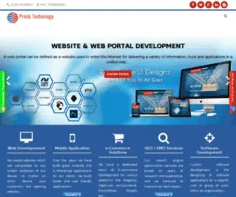 Prosixtechnology.com(Best Website Designing Company in Delhi NCR Noida India) Screenshot