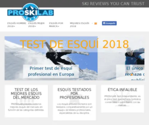 Proskilab.es(TEST DE ESQUÍS 2020 POR PROFESIONALES. Los mejores esquís del mercado.10 categorías) Screenshot