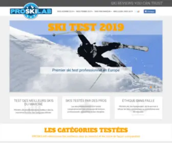 Proskilab.fr(TEST DES SKIS 2020 PAR DES PROS. Les meilleurs skis du marché. 10 catégories) Screenshot