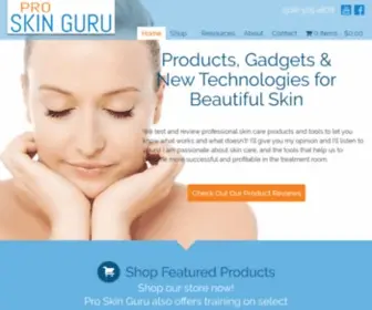 Proskinguru.com(Pro Skin Guru) Screenshot