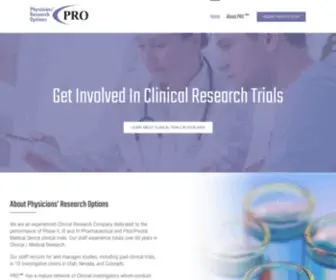 Proslc.com(Clinical Trials Salt Lake City Utah) Screenshot