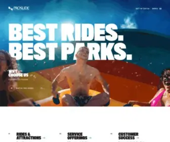 Proslide.com(World's Best Water Ride Designer) Screenshot