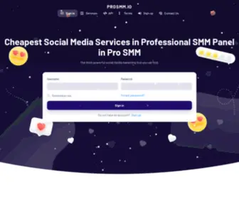 Prosmm.io(Pro SMM) Screenshot