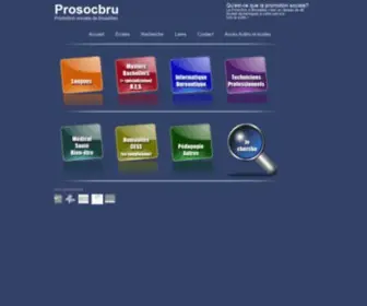 Prosocbru.be(Promotion sociale de Bruxelles) Screenshot