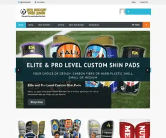 Prosoccershinpads.com(Pro Soccer Shin Pads) Screenshot