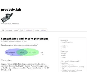 Prosodylab.org(Your Page Title) Screenshot