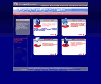 Prosoft-Web.com(Hosting, Web solution, Consulenza Informatica, Traduzioni Tecnico Scientifiche) Screenshot