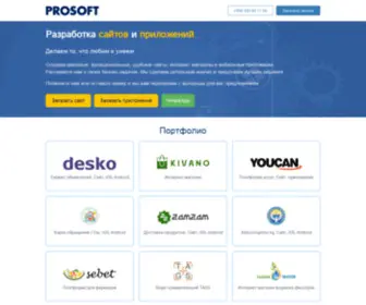 Prosoft.kg(Разработка веб) Screenshot