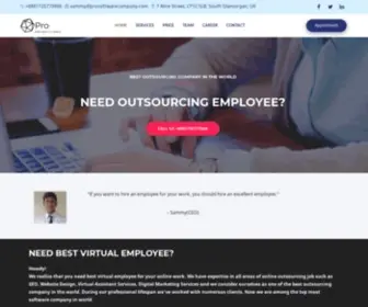Prosoftwarecompany.com(Best Virtual Assistant Outsourcing Company) Screenshot