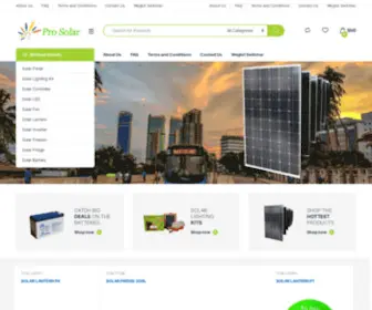 Prosolar.co.tz(Home v1) Screenshot