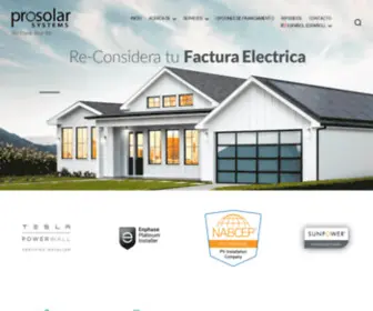 Prosolarpr.com(Soluciones de Energía Solar) Screenshot