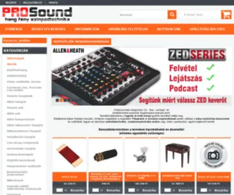 Prosound.hu(ProSound) Screenshot