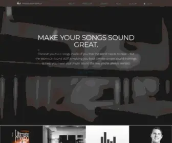 Prosoundformula.com(Make Your Songs Sound Great Pro Sound Formula) Screenshot