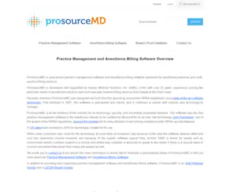 Prosourcemd.com(ProSourceMD) Screenshot