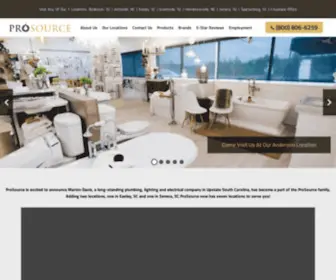 Prosourcesupply.com(Customer service) Screenshot