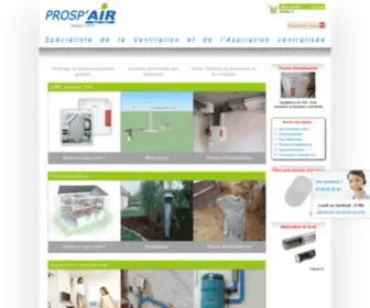 Prospair.com(VMC double flux) Screenshot