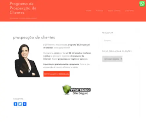 Prospeccao-DE-Clientes.com.br(Prospecção) Screenshot