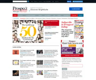 Prospect-Magazine.co.uk(Prospect Magazine) Screenshot