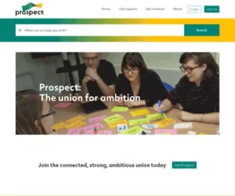 Prospect.org.uk(Home) Screenshot