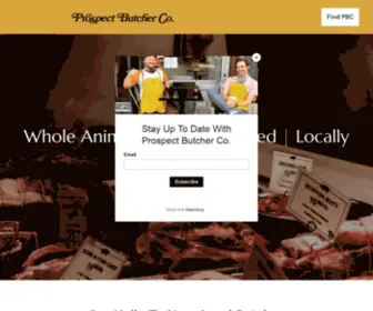 Prospectbutcher.com(Prospect Butcher Co) Screenshot