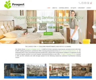 Prospectcleaningnyc.com(Prospect Cleaning Services) Screenshot