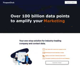 Prospectdock.com(B2B Company and Contact Data Free Sample for Signing up) Screenshot