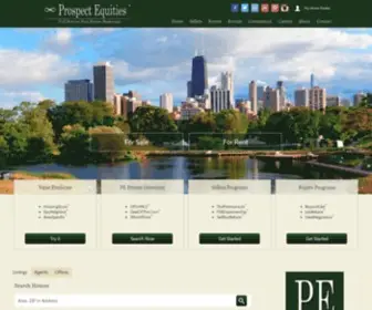 Prospectequities.com(Prospect Equities® Real Estate) Screenshot