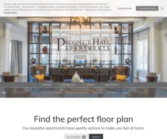 Prospecthallapts.com(Apartments in Frederick) Screenshot