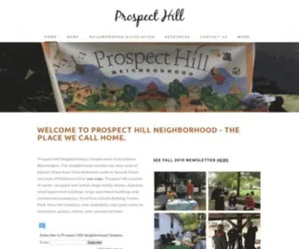 Prospecthillneighborhood.org(Prospect Hill) Screenshot