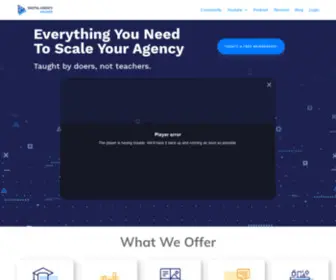 Prospectinghackers.com(All the resources your marketing agency needs) Screenshot