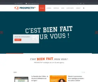 Prospectiv.net(Agence de publicité) Screenshot