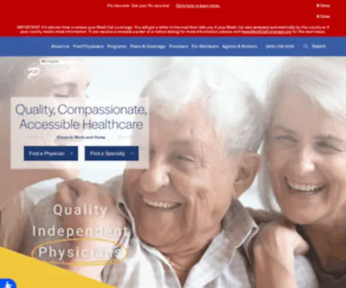 Prospectmedical.com(Prospect Medical Group) Screenshot