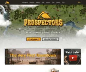 Prospectors.io(Massive Multiplayer Real Time Economic Strategy) Screenshot
