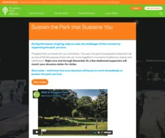 Prospectpark.org(Prospect Park) Screenshot